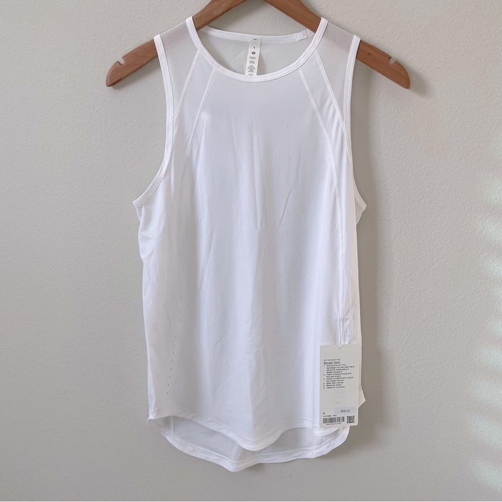 NWT Lululemon Sculpt Tank White